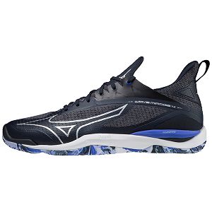 Zapatillas Balonmano Mizuno Wave Mirage 4 Hombre Azules/Plateados/Negros | Mexico-386102